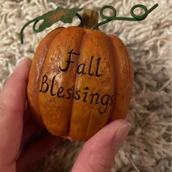 Other - Fall‎ Blessings Pumpkin Decor